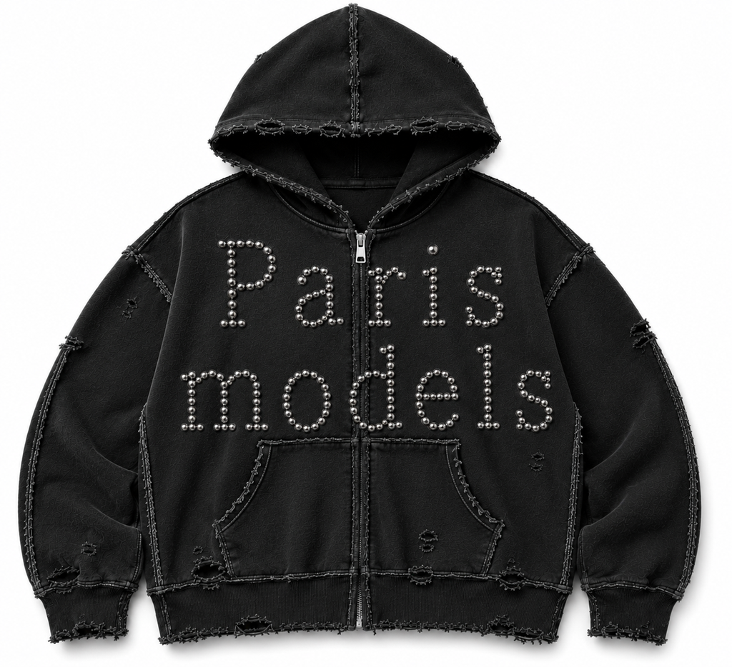 PARIS MODELS ZIP UP HOODIE