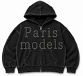 PARIS MODELS ZIP UP HOODIE