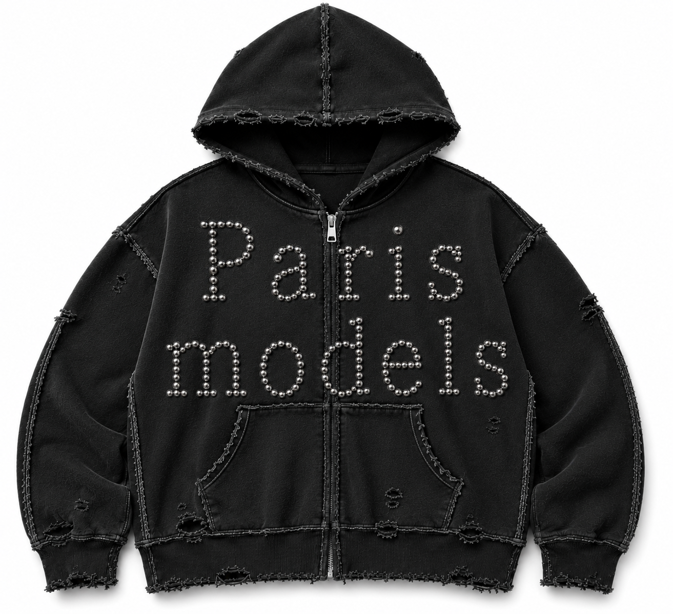 PARIS MODELS ZIP UP HOODIE