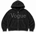 VOUGE ZIP UP HOODIE
