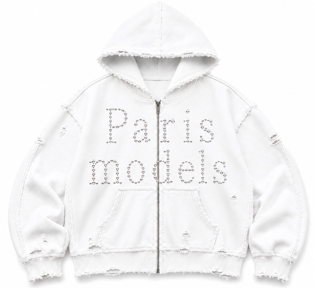 PARIS MODELS ZIP UP HOODIE