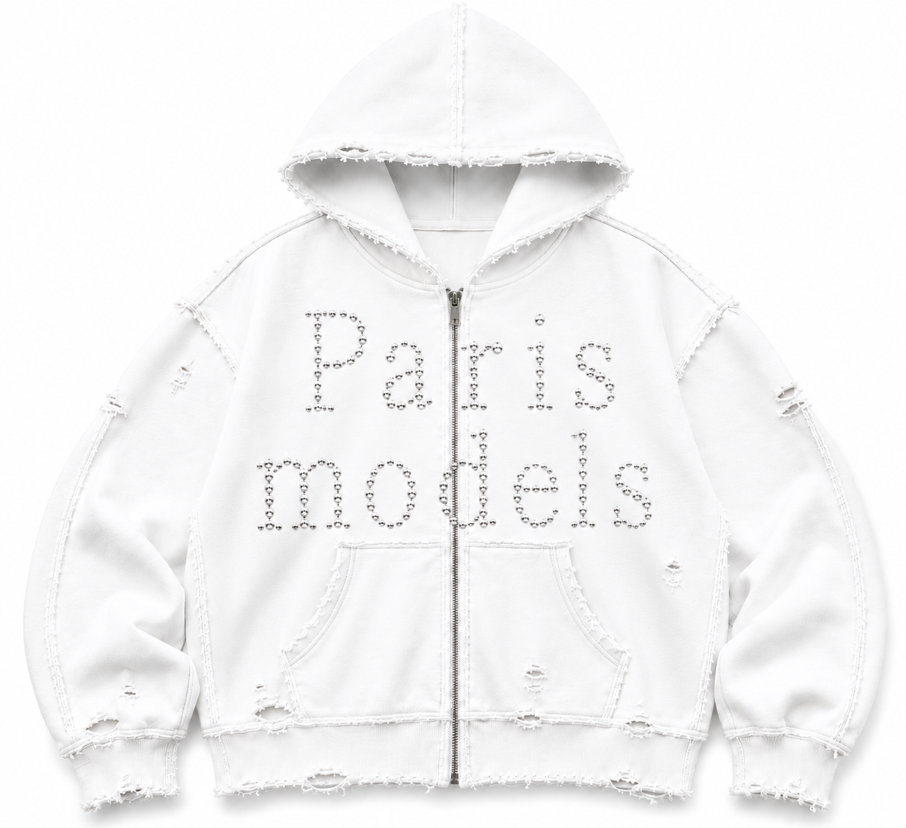 PARIS MODELS ZIP UP HOODIE
